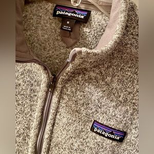 PATAGONIA Better Sweater Womens Medium, Light gray, Pre-owned, Worn less than 5x
